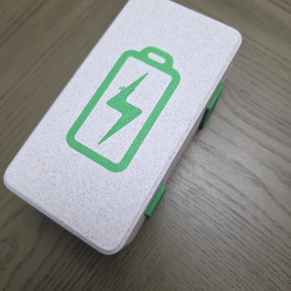 White and Green Power Bank